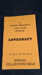 The Count Dracula Fan Club Annual, Volume Five Number One, 1985