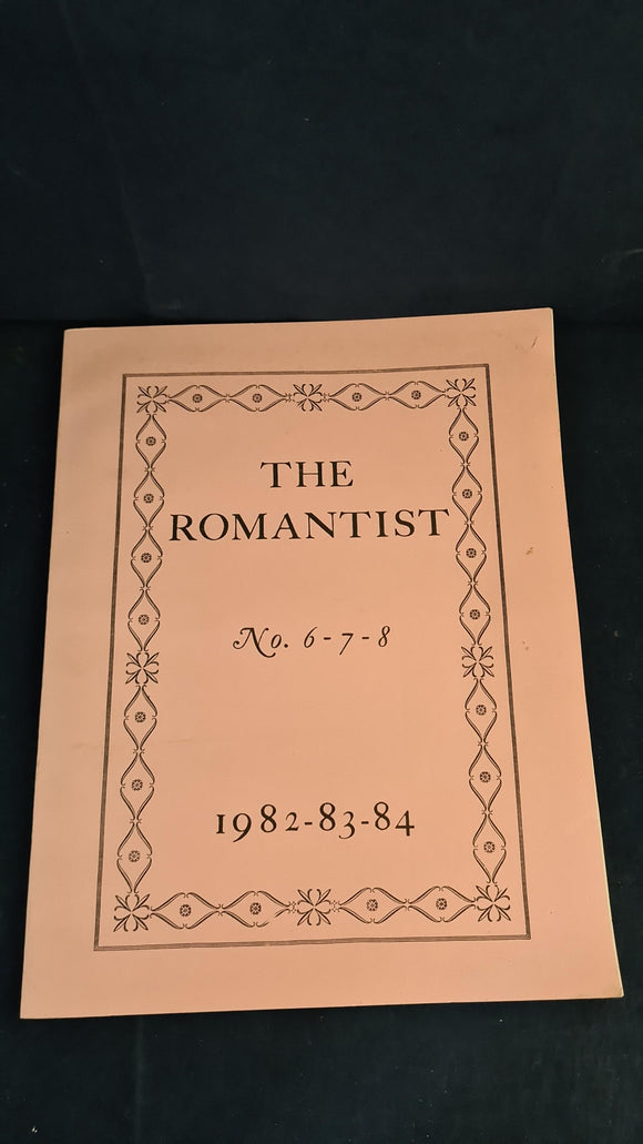 The Romantist Number 6 -7- 8, F Marion Crawford Memorial Society, 1986, Limited 193