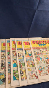 Buster and Giggle Comics 1st February 1969, & three November 1968, Six Issues