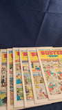 Buster and Giggle Comics 1st February 1969, & three November 1968, Six Issues
