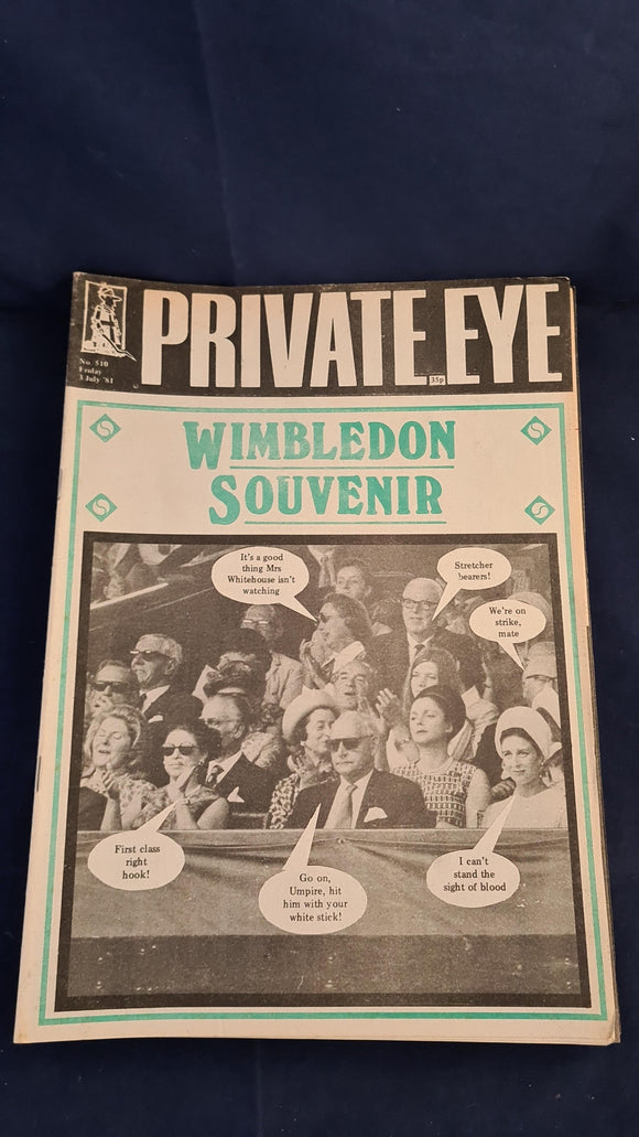 Private Eye Magazines, 3 copies April & May 1982, 10 copies from 1981