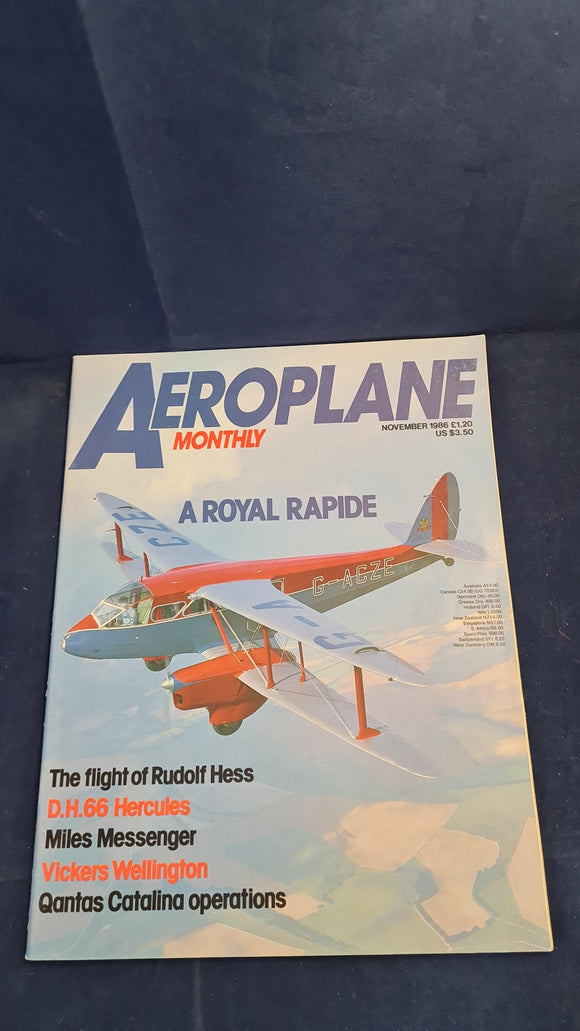 Aeroplane Monthly Magazine November 1986