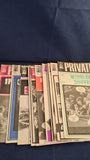 Private Eye Magazines, 3 copies April & May 1982, 10 copies from 1981