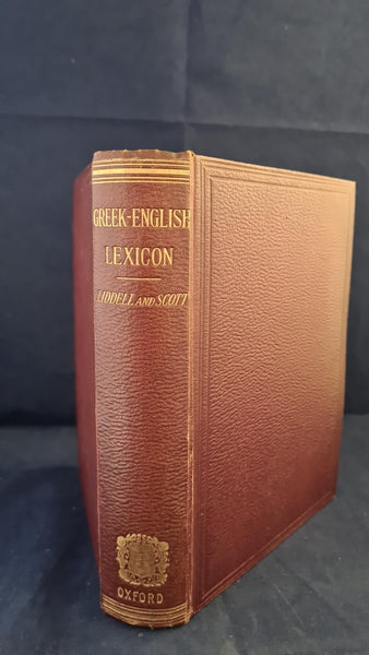 Liddell & Scott's Greek-English Lexicon, Oxford Press, 1920