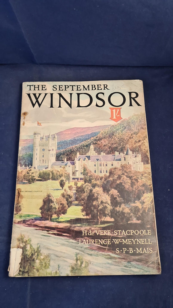 The Windsor Magazine Number 513 September 1937, Oliver Onions, H de Vere Stacpoole