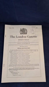 London Gazette Monday, 10th December 1990, Official Public Record