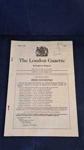 London Gazette Friday, 7th December 1990