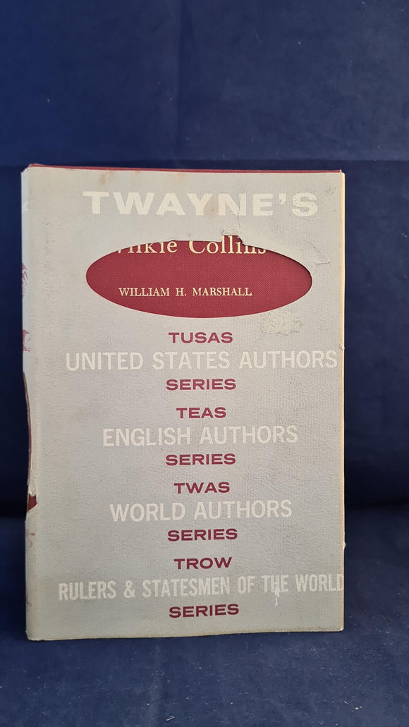 William H Marshall - Wilkie Collins, Twayne's Publishers, 1970