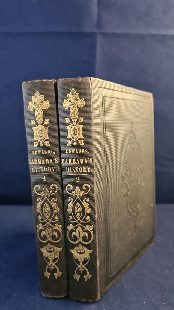 Amelia B Edwards - Barbara's History, Volume 1 & 2, Bernhard Tauchnitz, 1864