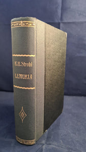 Karl Hans Strobl - Lemuria, Georg Muller, German edition