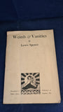 Lewis Spence - Plumes of Time, George Allen & Unwin, 1926, Signed, Booklets and Letters