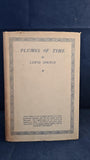 Lewis Spence - Plumes of Time, George Allen & Unwin, 1926, Signed, Booklets and Letters