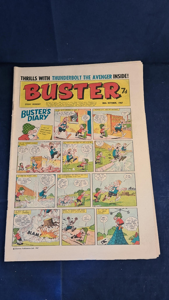 Buster Comic 28th October 1967, Buster & Giggle 7th, & 28th September 1968