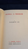 Elizabeth Lee - Ouida: A Memoir, T Fisher Unwin, 1914, Letter to Edward Heron-Allen, Signed