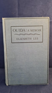 Elizabeth Lee - Ouida: A Memoir, T Fisher Unwin, 1914, Letter to Edward Heron-Allen, Signed