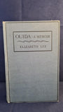 Elizabeth Lee - Ouida: A Memoir, T Fisher Unwin, 1914, Letter to Edward Heron-Allen, Signed