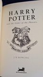 J K Rowling - Harry Potter and the Order of the Phoenix, Bloomsbury, 2003, First Edition