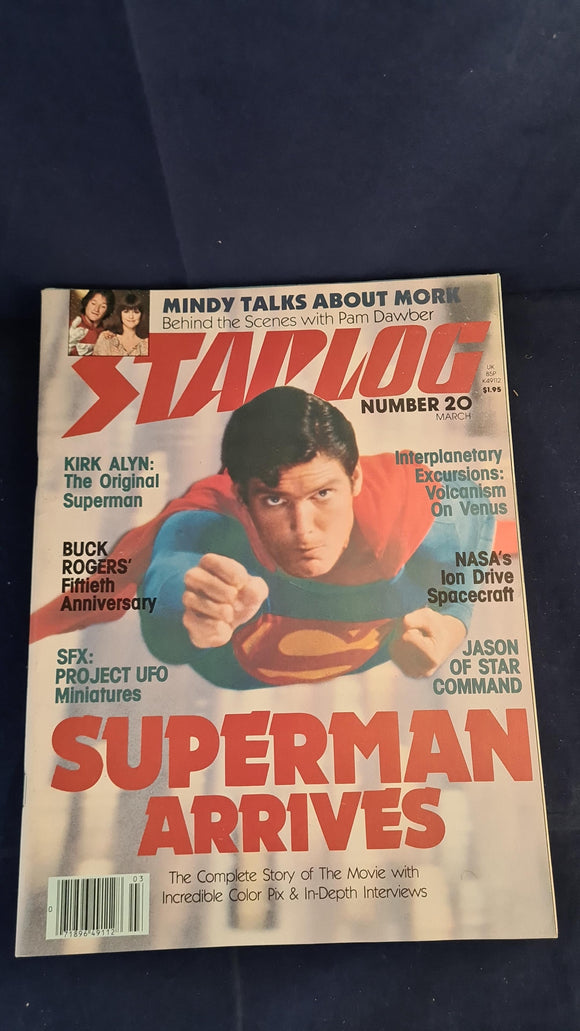 Starlog Magazine Number 20, March 1979, The Magazine of the Future, Mork & Mindy