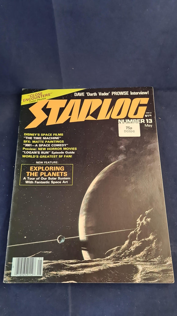Starlog Magazine Number 13, May 1978, The Magazine of the Future, Forrest J Ackerman