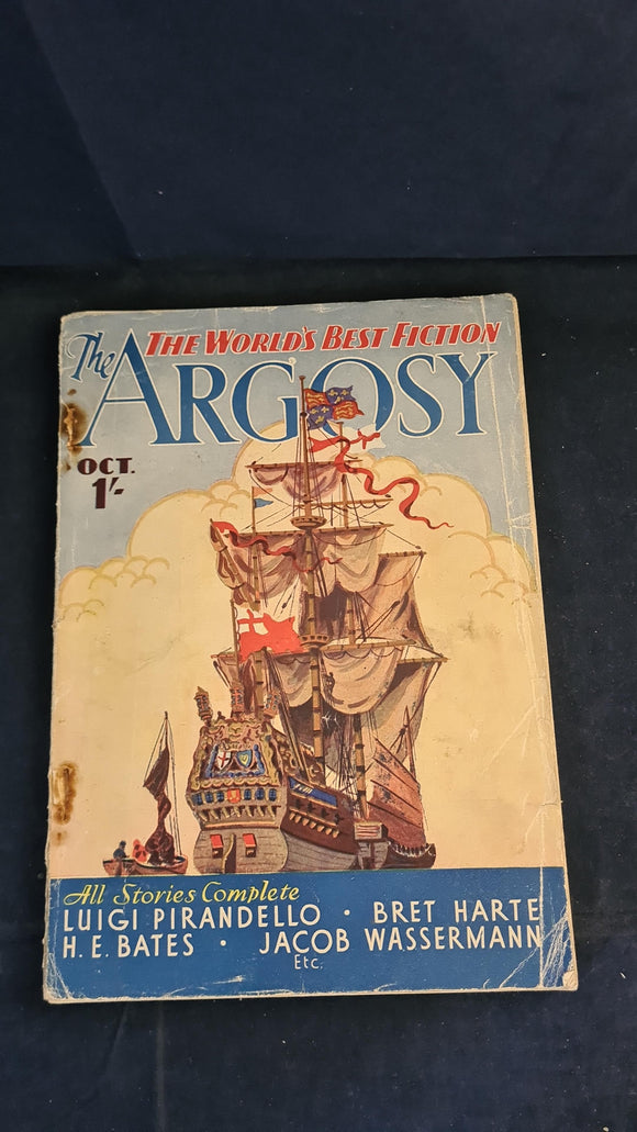 Argosy Magazine October, 1934, Guy de Maupassant, M P Shiel