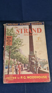 The Strand Magazine August, 1933, Jeeves - P G Wodehouse