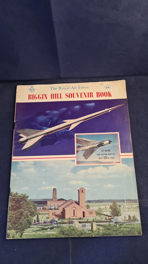 Royal Air Force, Biggin Hill Souvenir Book, Saturday 20th September 1958
