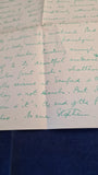 Neil Bell - Alpha and Omega, Robert Hale, 1946, First Edition, Inscribed, Signed, Letter