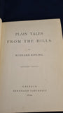 Rudyard Kipling - Plain Tales from the Hills, Bernhard Tauchnitz, 1890