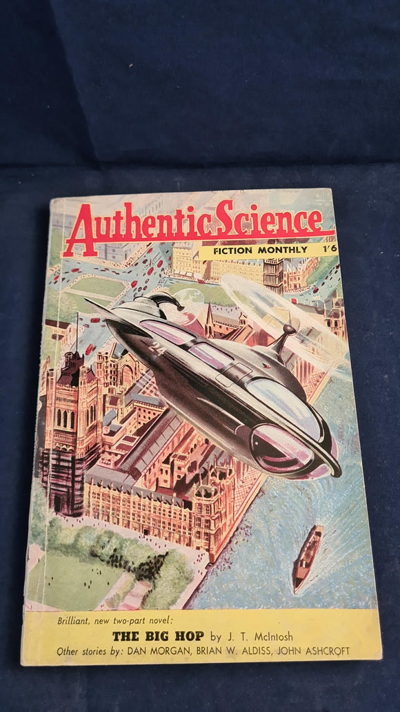 Authentic Science Fiction Monthly, Number 57, May 15th, 1955, Brian W Aldiss