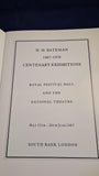 H M Bateman 1887-1970 Centenary Exhibitions, Royal Festival Hall, South Bank, London