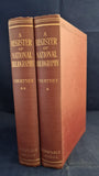 William Prideaux Courtney - A Register of National Bibliography, Volume I & II, Constable, 1905