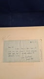 Low Again, A Pageant of Politics, Cresset Press, no date, Signed Letter