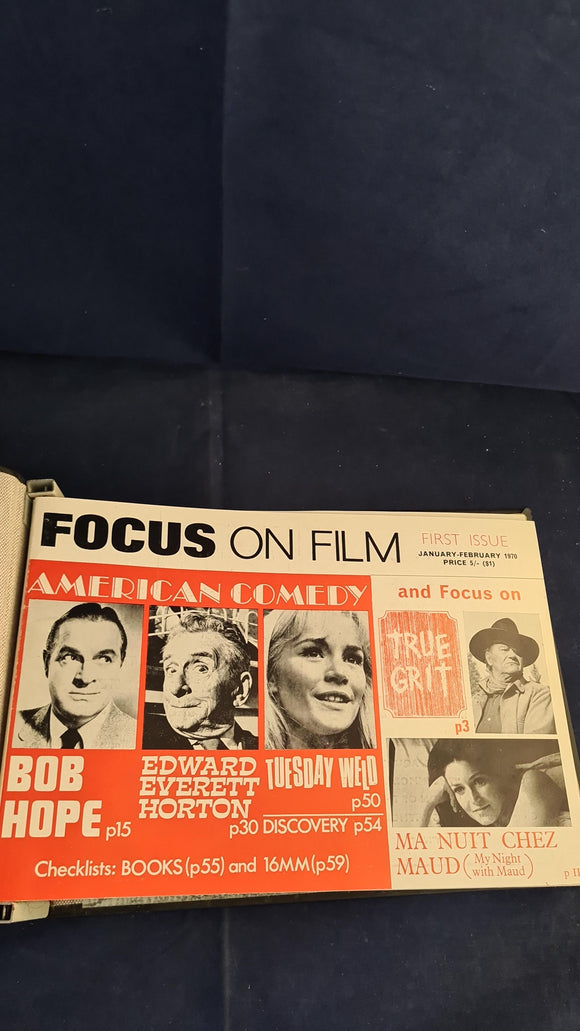Focus on Film, First Issue Numbers 1-8, 1970, Folder Case