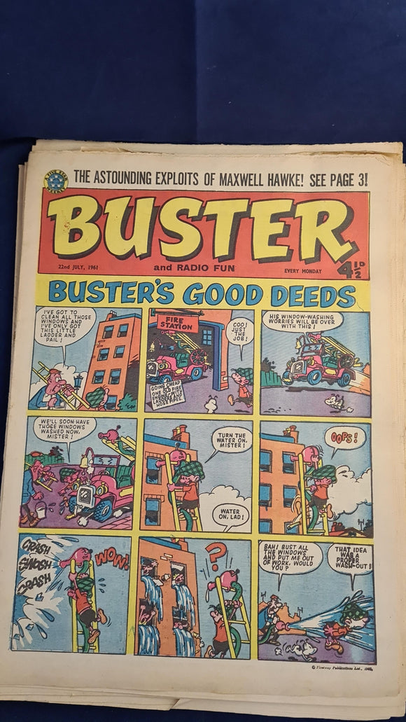 Buster Comics 18th March, 1961, Eight copies