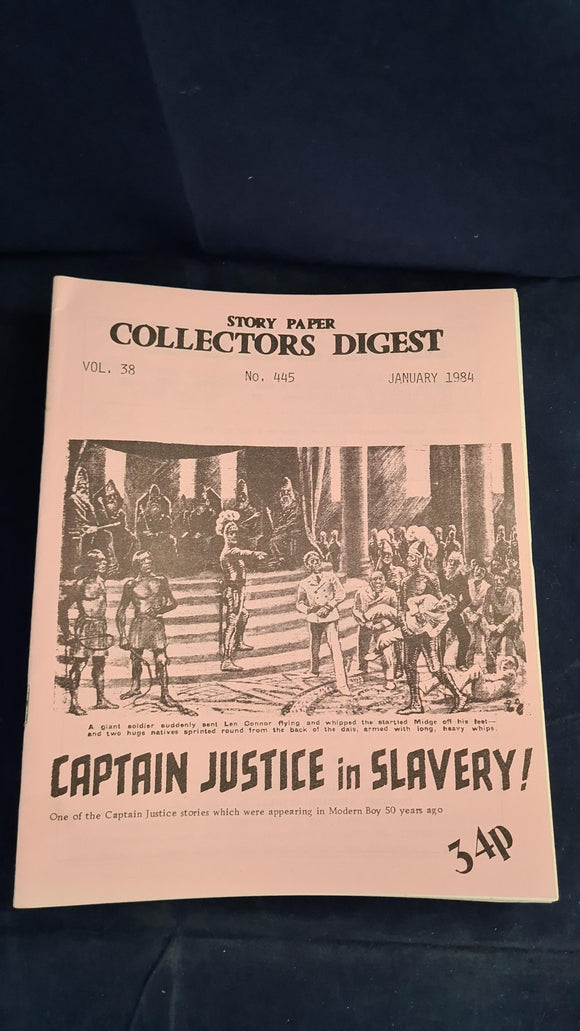 Story Paper Collectors Digest Volume 38 Number 445 January 1984