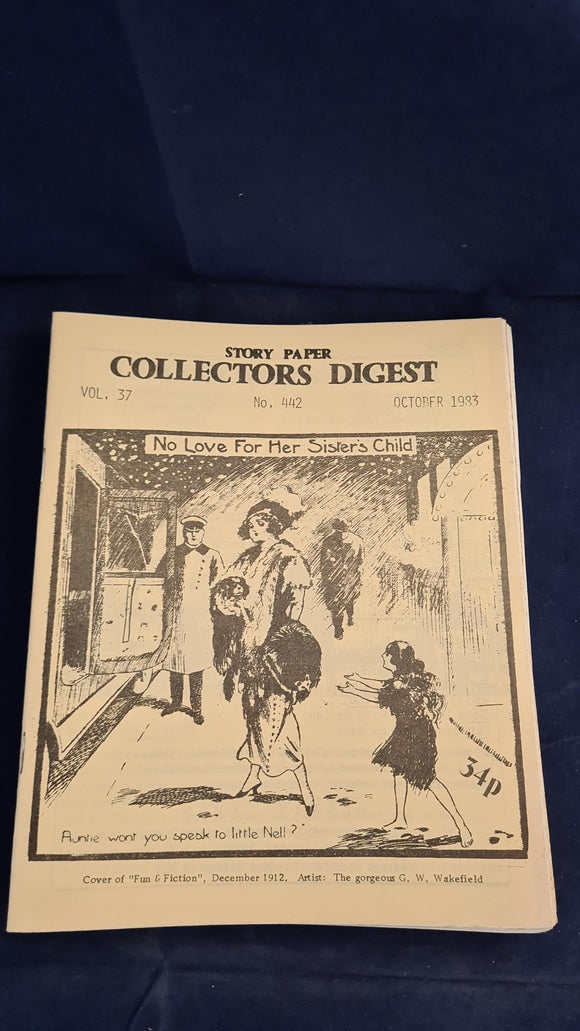 Story Paper Collectors Digest Volume 37 Number 442 October 1983