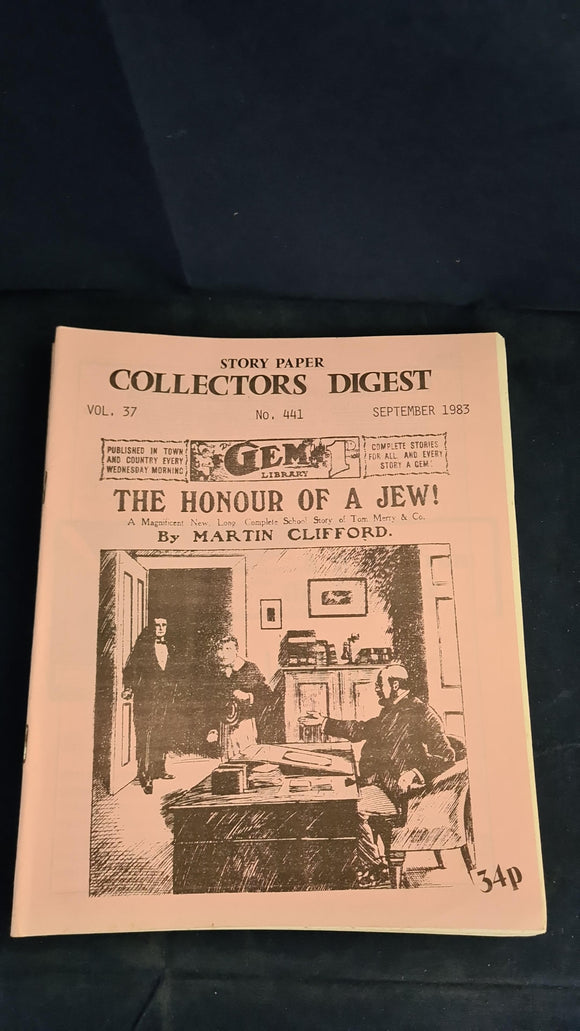 Story Paper Collectors Digest Volume 37 Number 441 September 1983