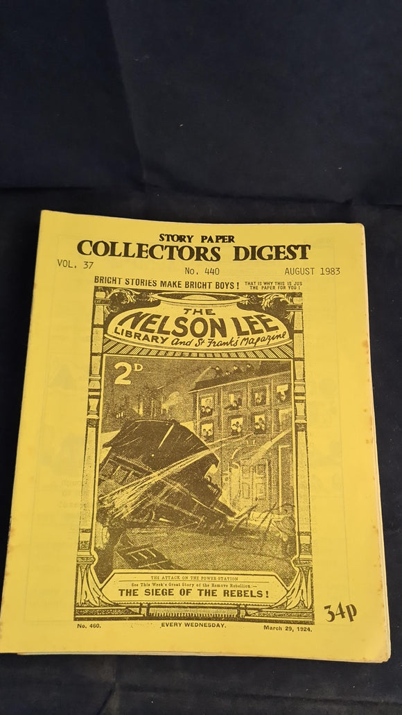 Story Paper Collectors Digest Volume 37 Number 440 August 1983
