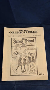 Story Paper Collectors Digest Volume 33 Number 394 October 1979