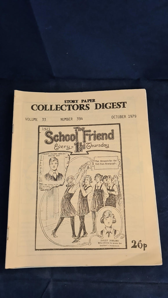 Story Paper Collectors Digest Volume 33 Number 394 October 1979