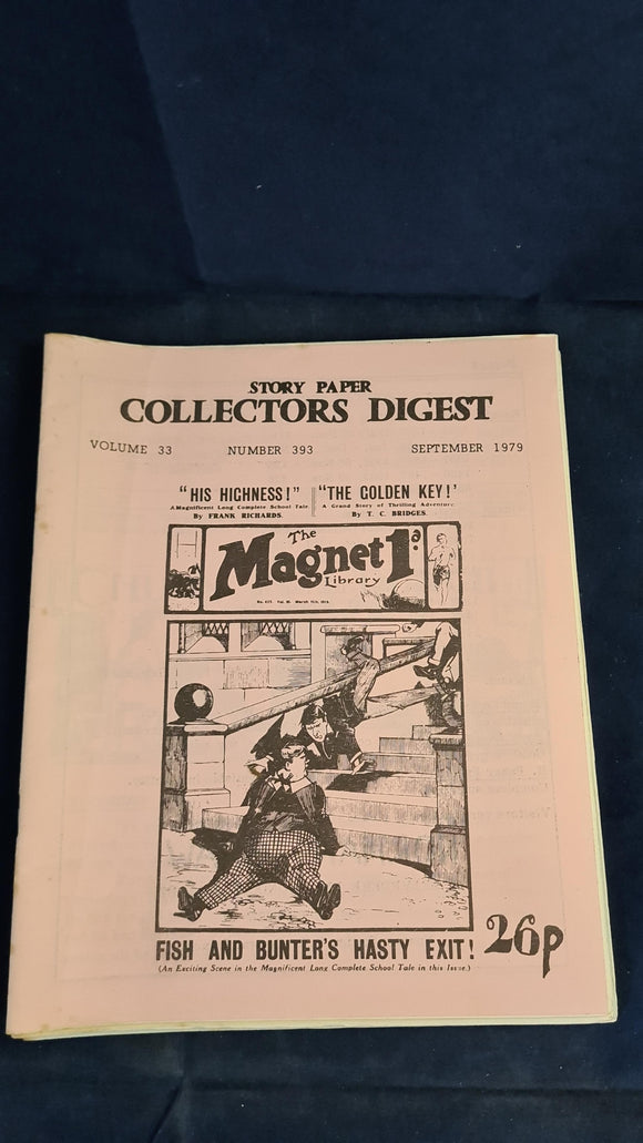 Story Paper Collectors Digest Volume 33 Number 393 September 1979