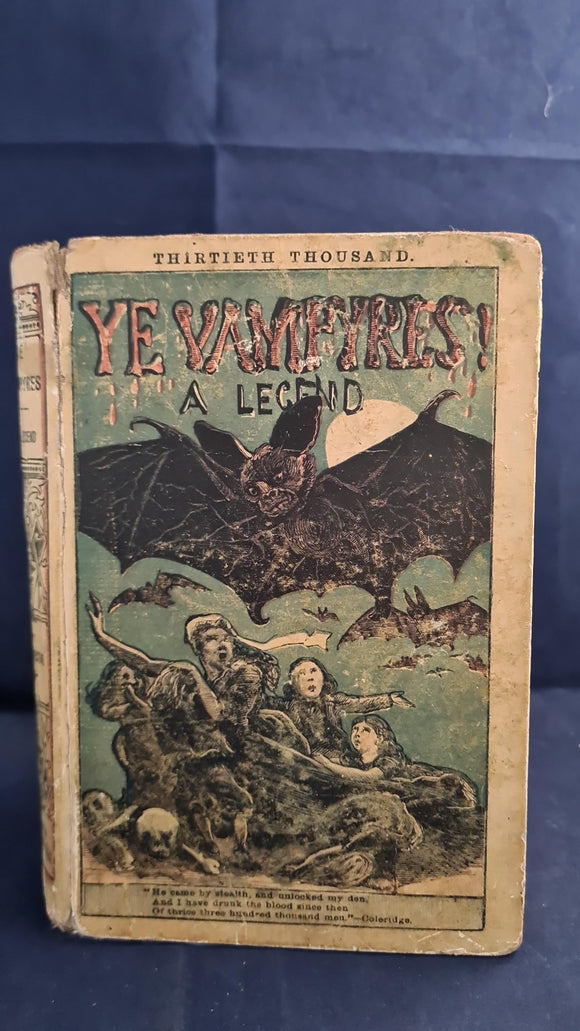 Spectre - Ye Vampyres!: A Legend of the National Betting-Ring, Samuel Tinsley, 1875