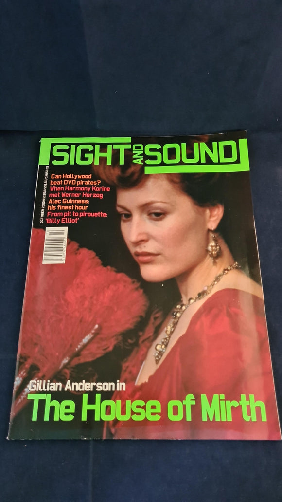 Sight and Sound Magazine Volume 10 Issue 10 October 2000, Ernest Tidyman -Shaft paperbacks