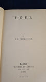 John Morley - Walpole, Macmillan, 1889, First Edition, Twelve English Statesman series