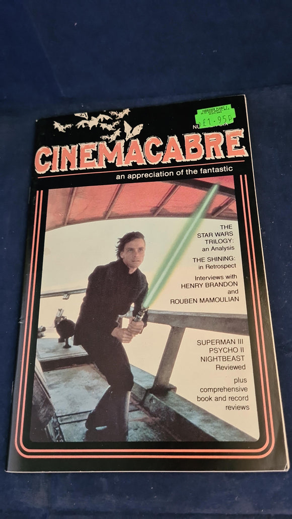 Cinemacabre Number 6, Summer 1984, George Stover, Forbidden Planet