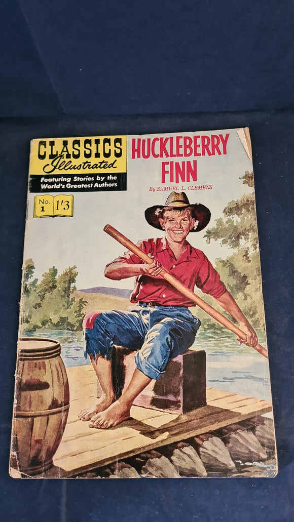 Samuel L Clemens - Huckleberry Finn, Classics Illustrated Number 1