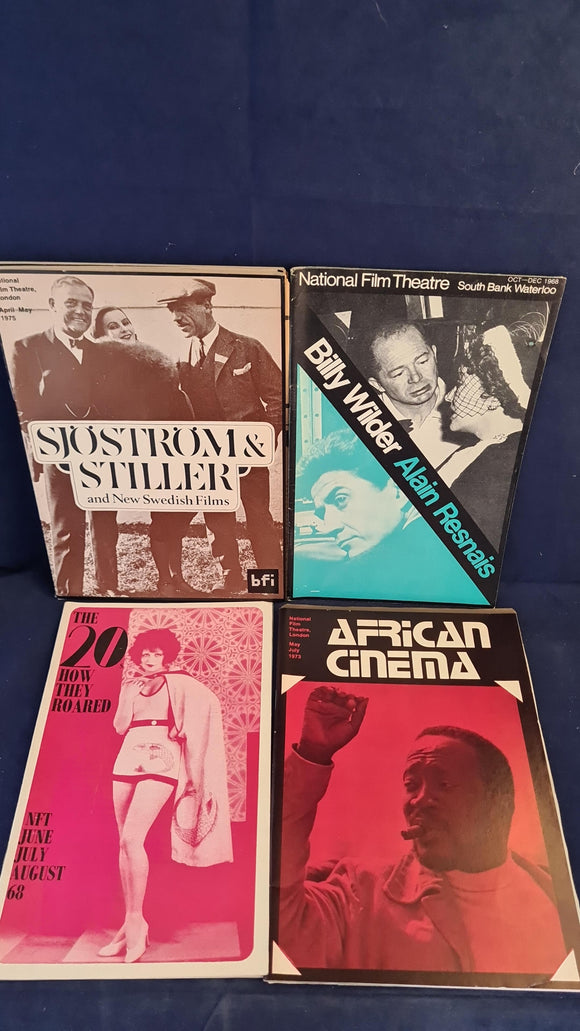 National Film Theatre, 1968, 1973 & 1975, Five booklets