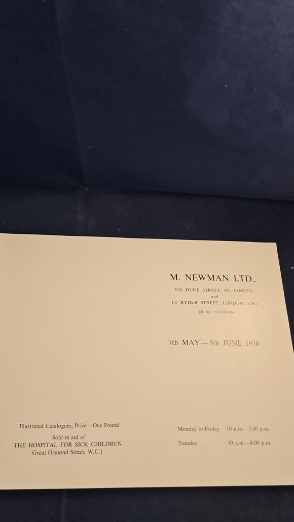 M Newman Illustrated Catalogues, 7th May-5th June 1970