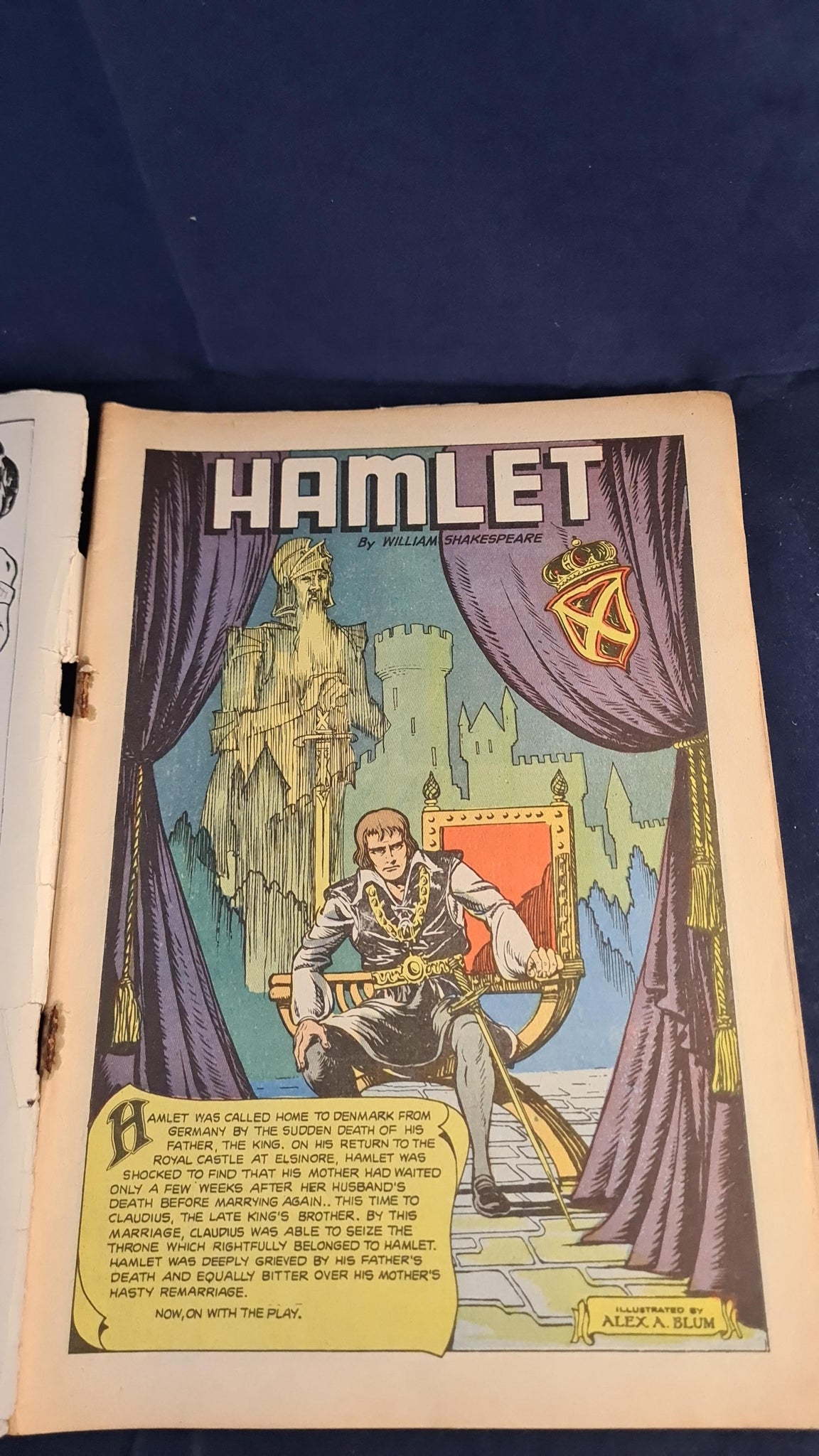 Hamlet Classic William Shakespeare - Hamlet, Classics Illustrated Number 99 – Richard ...