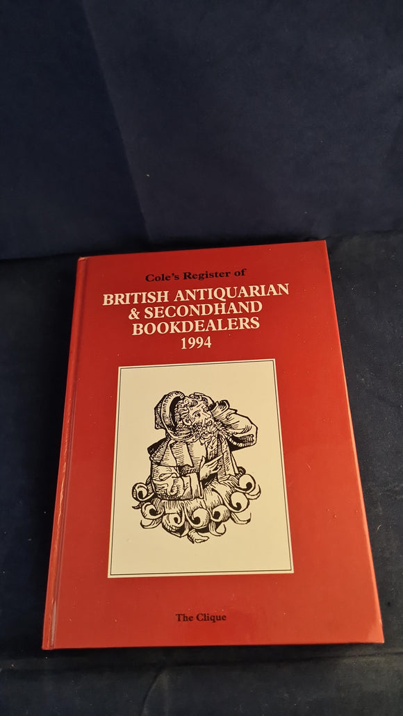 Cole's Register of British Antiquarian & Secondhand Bookdealers, The Clique, 1994